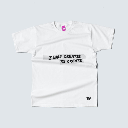 I Was Created To Create t-shirt
